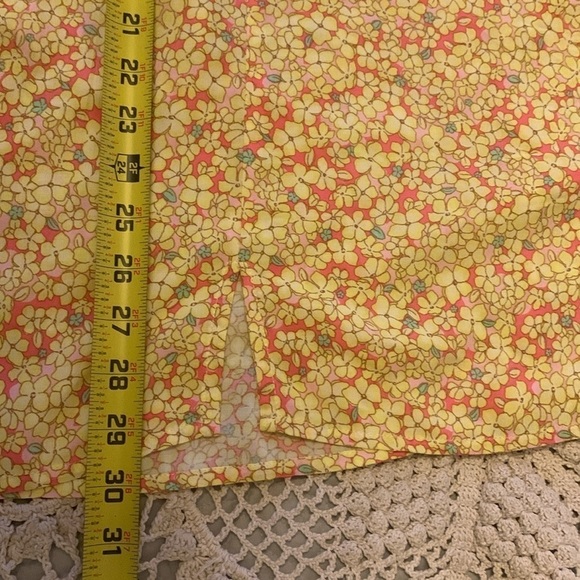wild fable Yellow & Orange Floral Sun Dress Size M - Picture 9 of 9